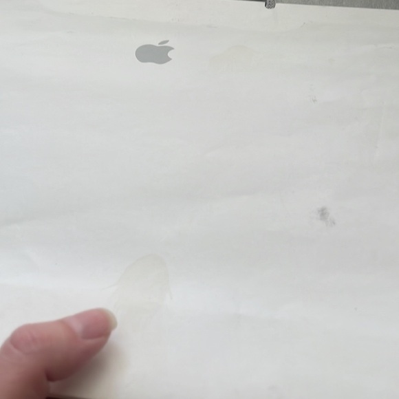 Authentic Apple Official Small Paper Bag White Gray - Picture 8 of 11